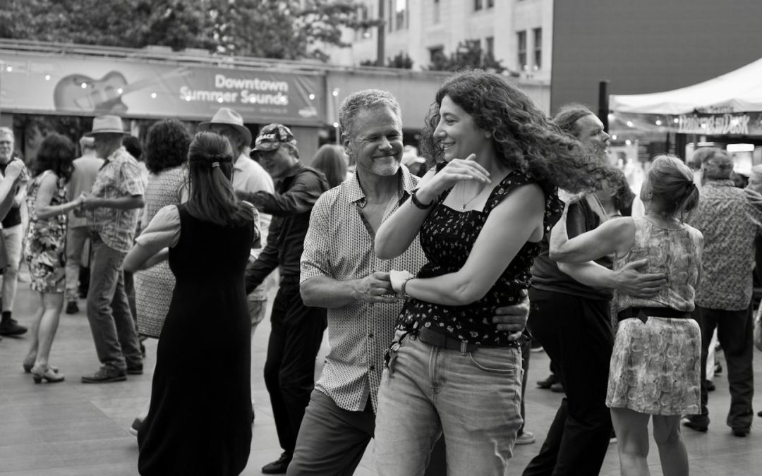 Dancers at Dancing til Dusk event. Constance Brinkley photo