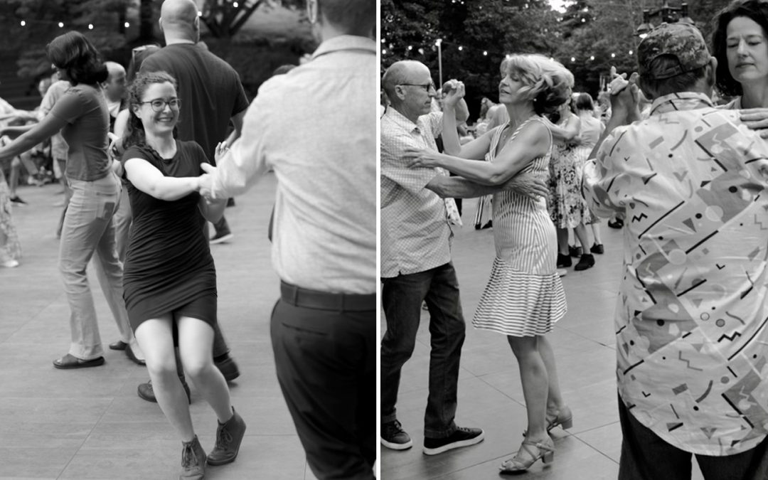 Dancers at Dancing til Dusk event, Summer 2025. Constance Brinkley photos
