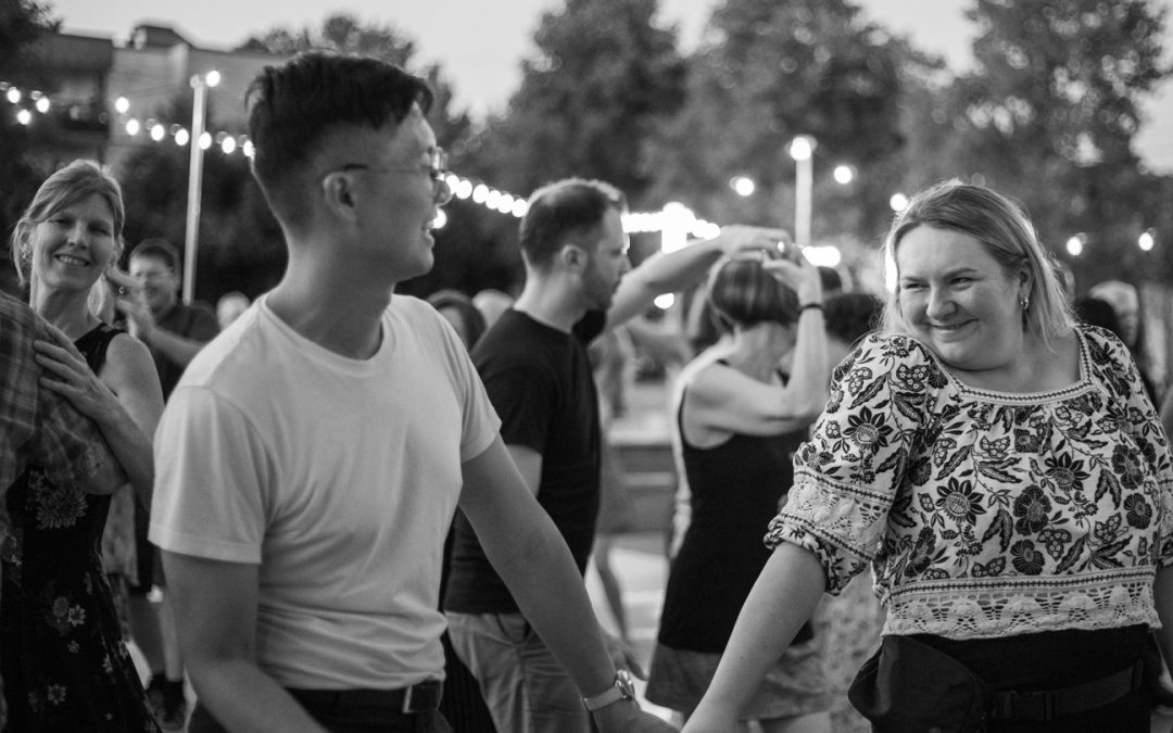 Dancers at Dancing til Dusk event in Seattle, Summer 2025. Constance Brinkley photo