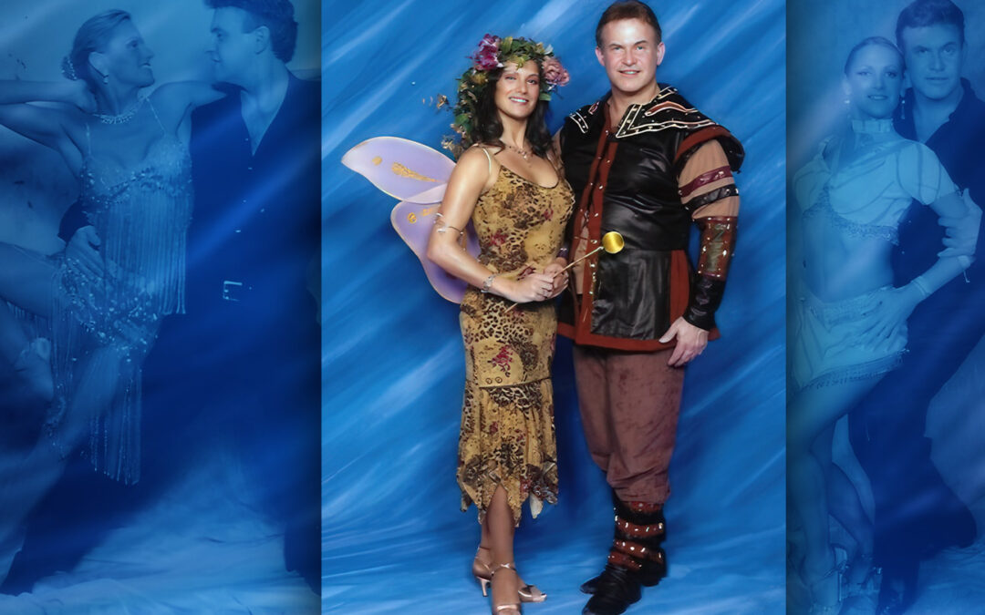 Photo of dancers April Morrow & Rick Gossard; Memorial dance for Rick June 27